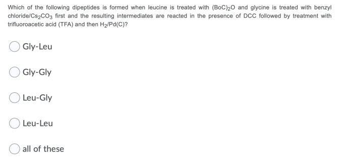 Reaction solved correctly following formed dipeptides many transcribed problem text been show has acid explains sulfuric below which